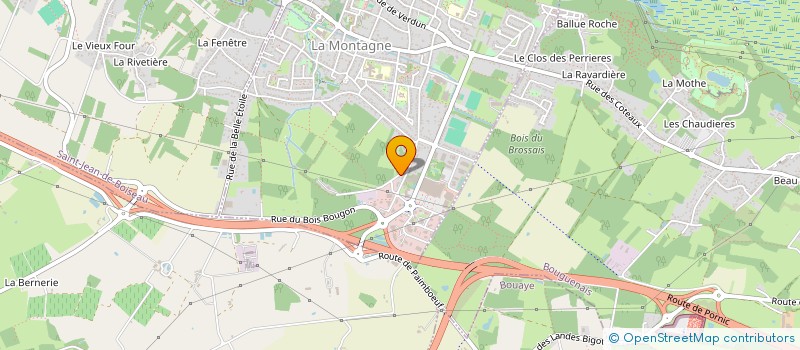 localisation de l'entreprise MONSIEUR FLORIAN OLIVIER  LA MONTAGNE