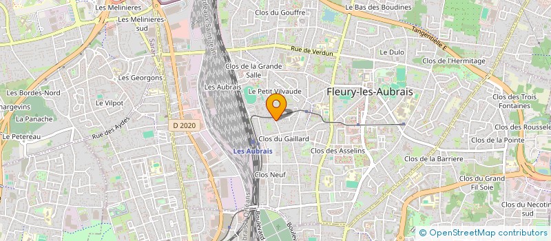localisation de l'entreprise MONSIEUR FLORIAN OLIVIER à FLEURY-LES-AUBRAIS