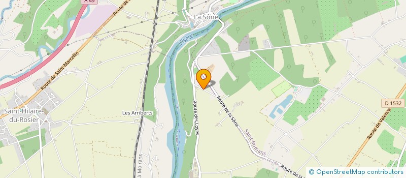 localisation de l'entreprise MONSIEUR FLORIAN ORIOL  SAINT-JUST-DE-CLAIX