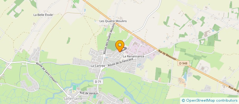 localisation de l'entreprise MONSIEUR FLORIAN PADIOU à SALLERTAINE