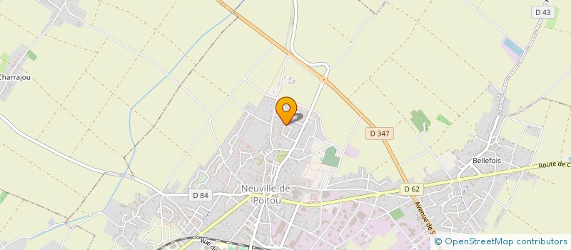 localisation de l'entreprise MONSIEUR FLORIAN PAITREAULT à NEUVILLE-DE-POITOU