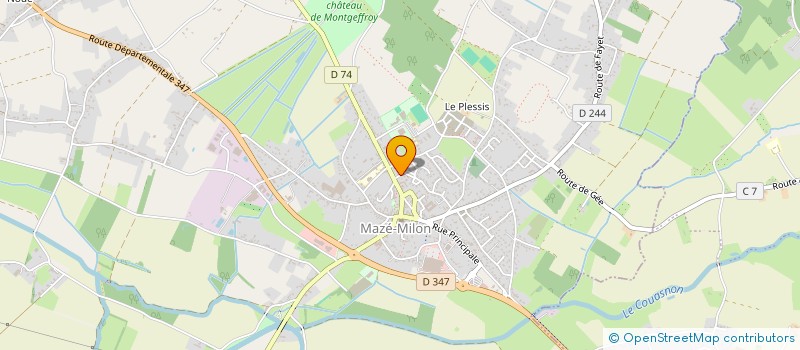 localisation de l'entreprise MONSIEUR FLORIAN PANTAIS  MAZE-MILON