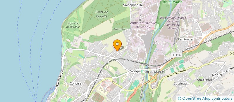 localisation de l'entreprise MONSIEUR FLORIAN PATSCHKOWSKI à THONON-LES-BAINS