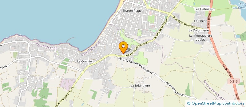 localisation de l'entreprise MONSIEUR FLORIAN PAVAGEAU à LA PLAINE-SUR-MER