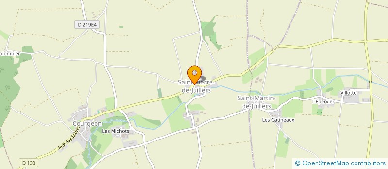 localisation de l'entreprise MONSIEUR FLORIAN PAVARD  SAINT-PIERRE-DE-JUILLERS