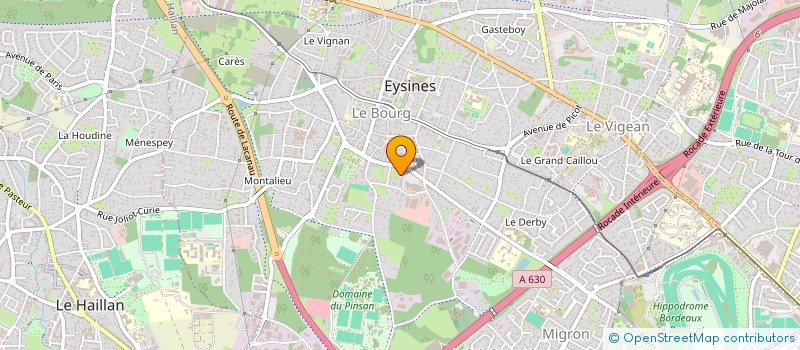 localisation de l'entreprise MONSIEUR FLORIAN PAYET  EYSINES