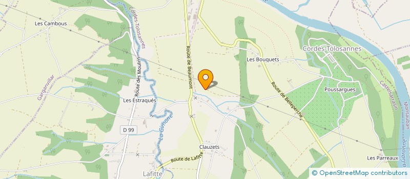 localisation de l'entreprise MONSIEUR FLORIAN PECHAMAT  CORDES-TOLOSANNES