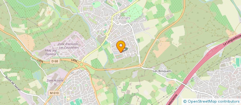 localisation de l'entreprise MONSIEUR FLORIAN PENA  CASTRIES