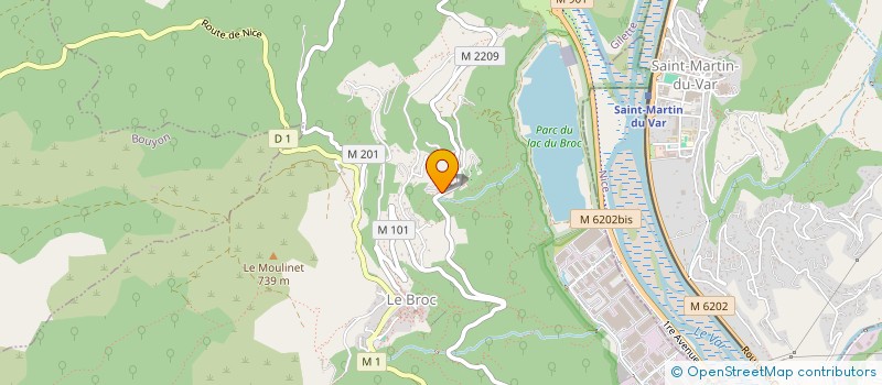 localisation de l'entreprise MONSIEUR FLORIAN PENALVER  LE BROC