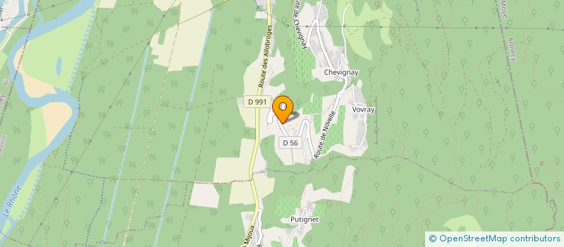 localisation de l'entreprise MONSIEUR FLORIAN PENET  SERRIERES-EN-CHAUTAGNE