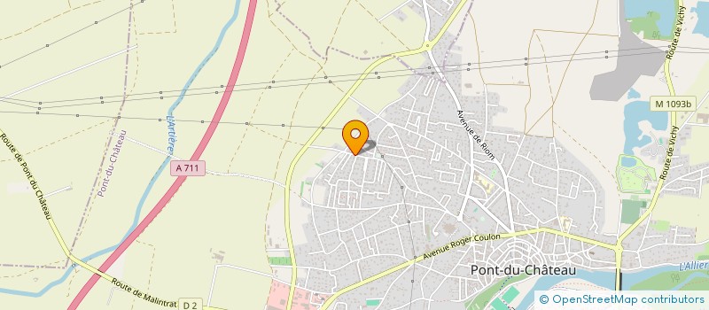 localisation de l'entreprise MONSIEUR FLORIAN PEREIRA  PONT-DU-CHATEAU