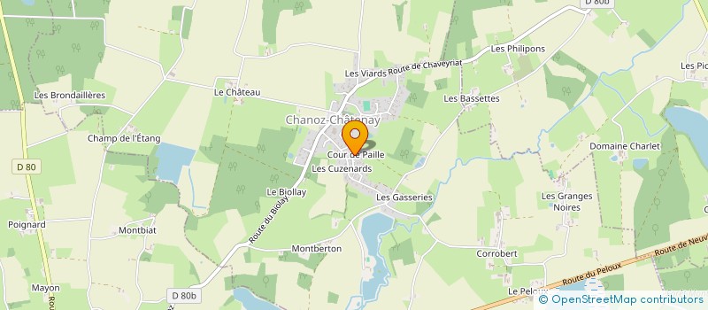 localisation de l'entreprise MONSIEUR FLORIAN PEREIRA à CHANOZ-CHATENAY