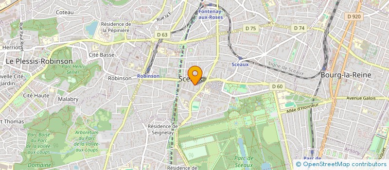 localisation de l'entreprise MONSIEUR FLORIAN PERNOT à SCEAUX