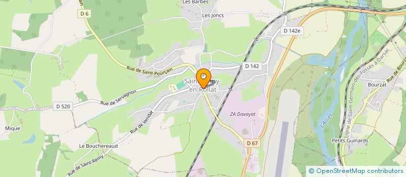 localisation de l'entreprise MONSIEUR FLORIAN PERONNET à SAINT-REMY-EN-ROLLAT