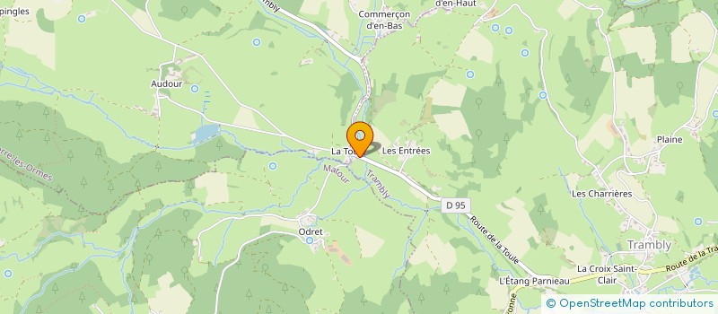 localisation de l'entreprise MONSIEUR FLORIAN PERRACHON  TRAMBLY