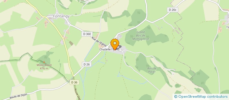 localisation de l'entreprise MONSIEUR FLORIAN PERRIN  FONTANGY