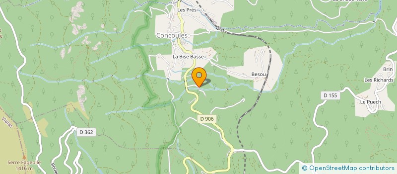 localisation de l'entreprise MONSIEUR FLORIAN PESIC  CONCOULES