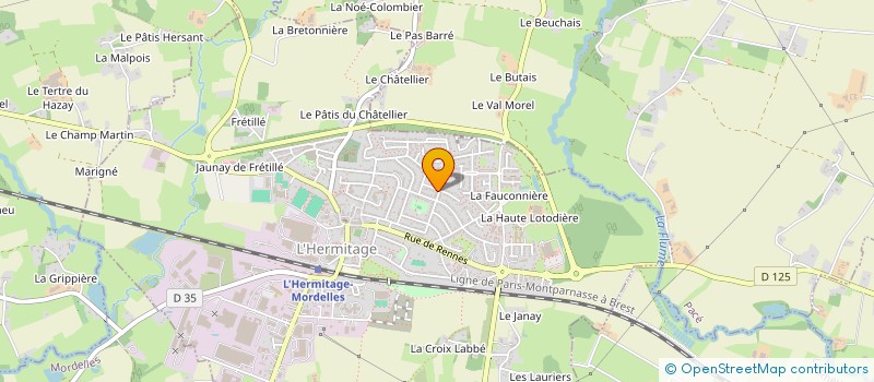 localisation de l'entreprise MONSIEUR FLORIAN PETITPAS  L'HERMITAGE