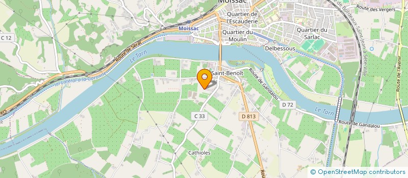 localisation de l'entreprise MONSIEUR FLORIAN-PETRU LINGURAR  MOISSAC