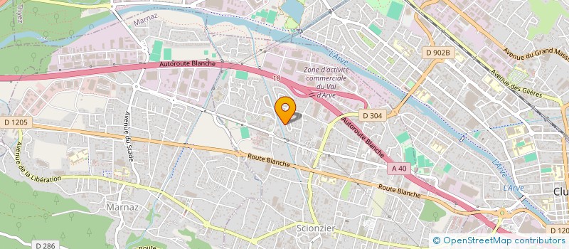 localisation de l'entreprise MONSIEUR FLORIAN PFHURTER  SCIONZIER