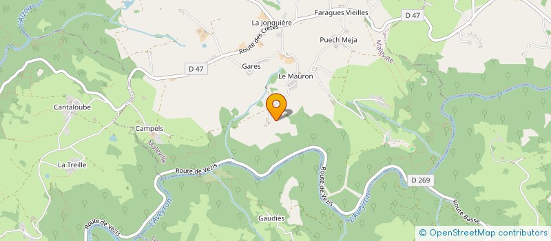 localisation de l'entreprise MONSIEUR FLORIAN PHALIPOU  MALEVILLE