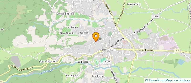 localisation de l'entreprise MONSIEUR FLORIAN PHILIDET  VILLEREST