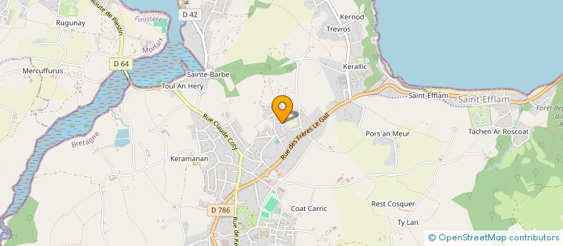 localisation de l'entreprise MONSIEUR FLORIAN PHILIPPE  PLESTIN-LES-GREVES