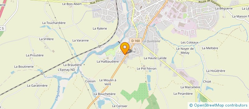 localisation de l'entreprise MONSIEUR FLORIAN PICHERIT  CHEMILLE-EN-ANJOU