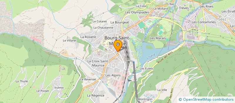 localisation de l'entreprise MONSIEUR FLORIAN PIFFETEAU  BOURG-SAINT-MAURICE