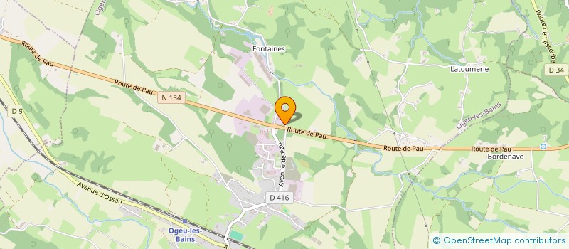 localisation de l'entreprise MONSIEUR FLORIAN PILLER  OGEU-LES-BAINS