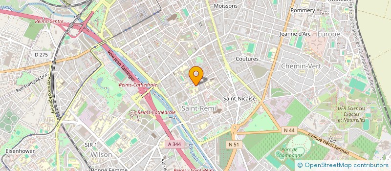 localisation de l'entreprise MONSIEUR FLORIAN PINHEIRO  REIMS