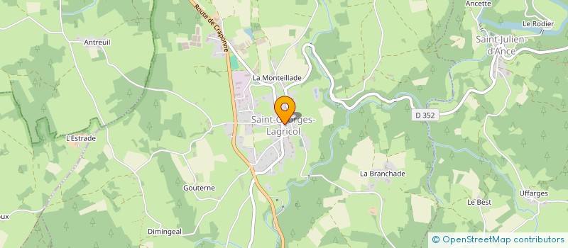 localisation de l'entreprise MONSIEUR FLORIAN PITAVY  SAINT-GEORGES-LAGRICOL