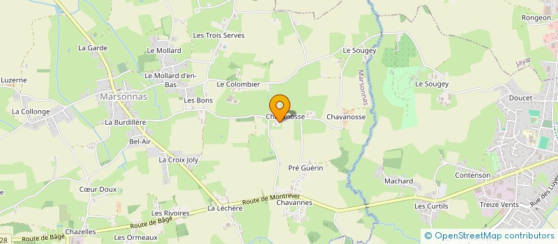 localisation de l'entreprise MONSIEUR FLORIAN PITRE  MARSONNAS