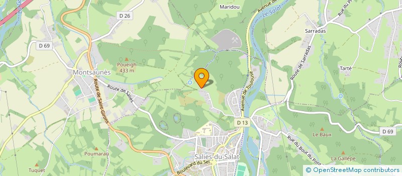 localisation de l'entreprise MONSIEUR FLORIAN PITTON  SALIES-DU-SALAT