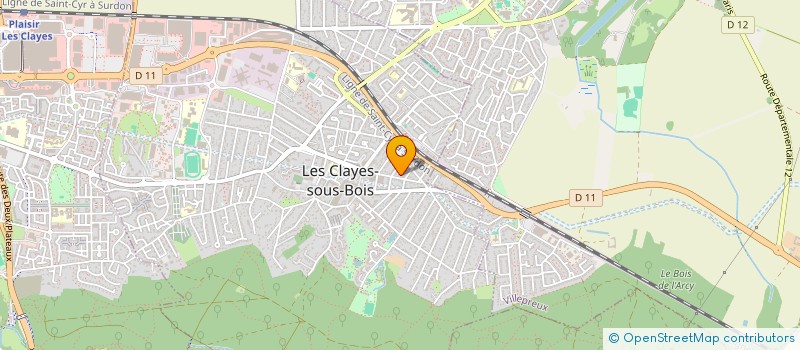 localisation de l'entreprise MONSIEUR FLORIAN PLASSART à LES CLAYES-SOUS-BOIS