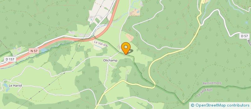 localisation de l'entreprise MONSIEUR FLORIAN PODEVIN  LE VAL-D'AJOL