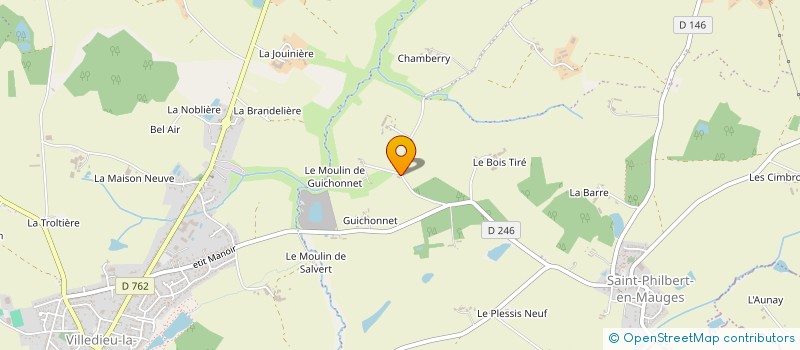 localisation de l'entreprise MONSIEUR FLORIAN POHU  BEAUPREAU-EN-MAUGES