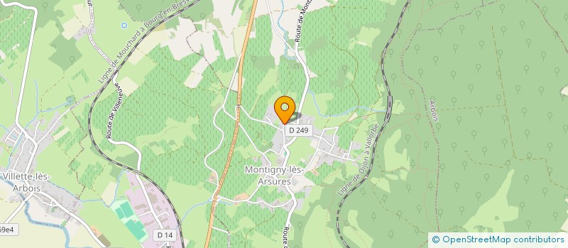 localisation de l'entreprise MONSIEUR FLORIAN POINTELIN  MONTIGNY-LES-ARSURES