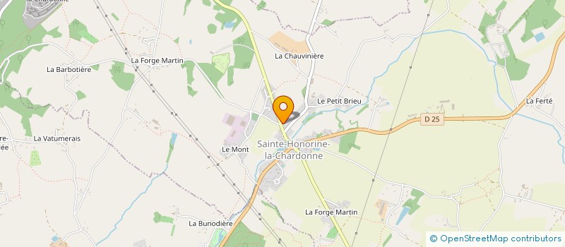 localisation de l'entreprise MONSIEUR FLORIAN POITEVIN à SAINTE-HONORINE-LA-CHARDONNE