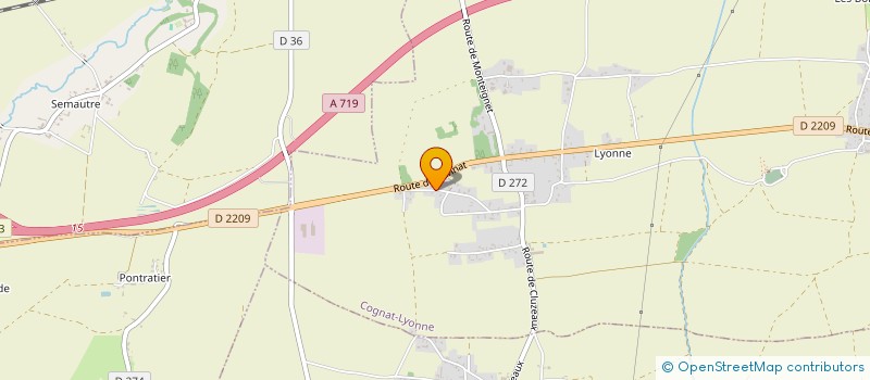 localisation de l'entreprise MONSIEUR FLORIAN PONCET  COGNAT-LYONNE