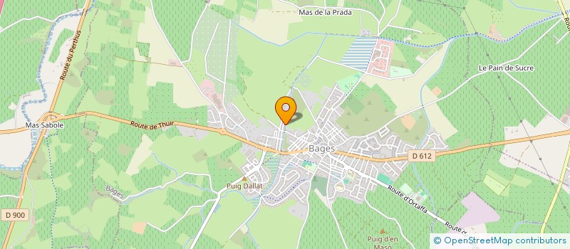 localisation de l'entreprise MONSIEUR FLORIAN PORTELA  BAGES