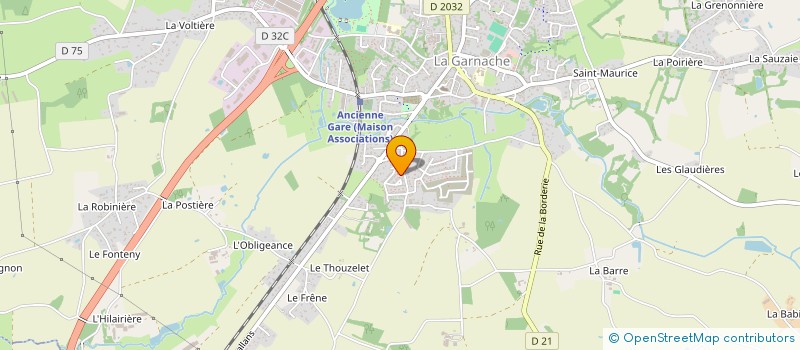 localisation de l'entreprise MONSIEUR FLORIAN POULET à LA GARNACHE