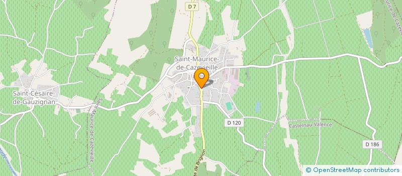 localisation de l'entreprise MONSIEUR FLORIAN PRIVAT  SAINT-MAURICE-DE-CAZEVIEILLE