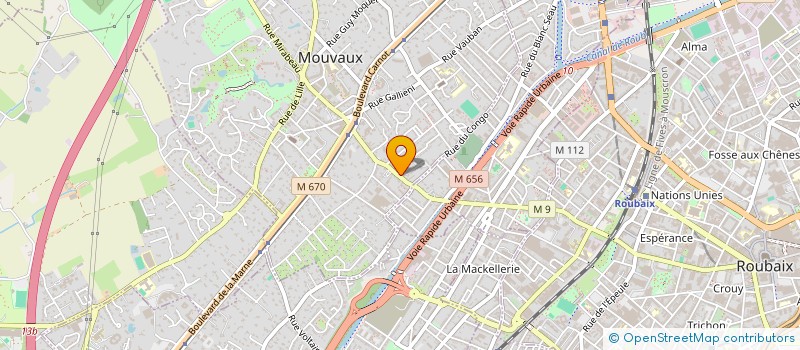 localisation de l'entreprise MONSIEUR FLORIAN PRUVOST  MOUVAUX