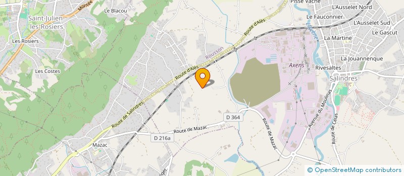 localisation de l'entreprise MONSIEUR FLORIAN QUEMMERAIS  SALINDRES