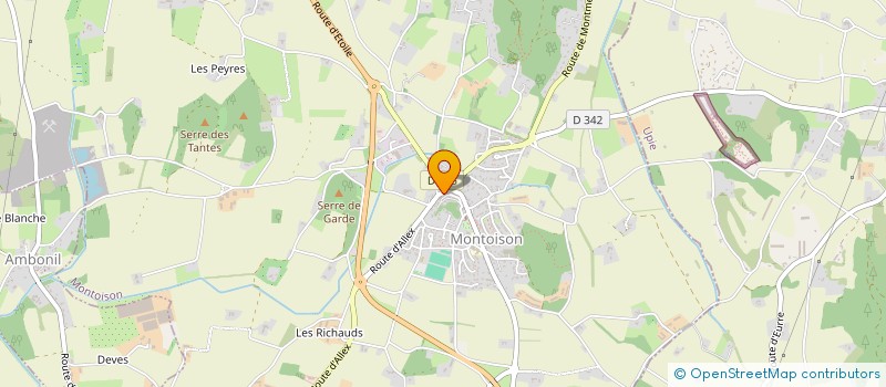 localisation de l'entreprise MONSIEUR FLORIAN RABOIS  MONTOISON