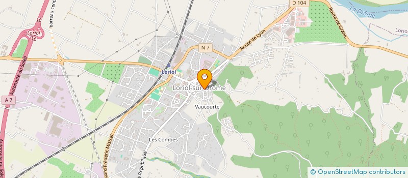 localisation de l'entreprise MONSIEUR FLORIAN RAKOTOBE  LORIOL-SUR-DROME