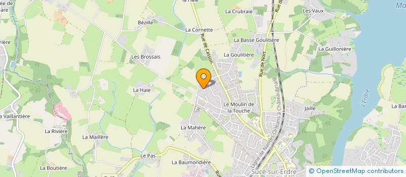 localisation de l'entreprise MONSIEUR FLORIAN RAMIER à SUCE-SUR-ERDRE