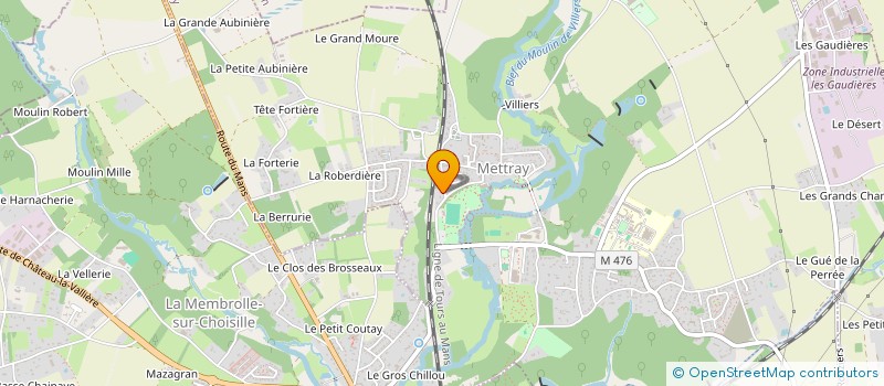 localisation de l'entreprise MONSIEUR FLORIAN RAPICAULT  METTRAY