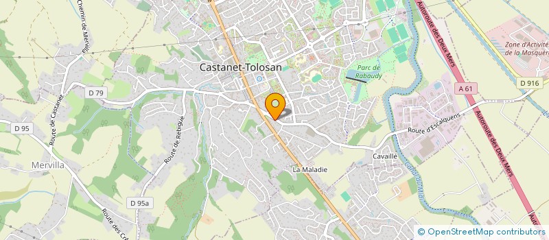 localisation de l'entreprise MONSIEUR FLORIAN RAUZY à CASTANET TOLOSAN
